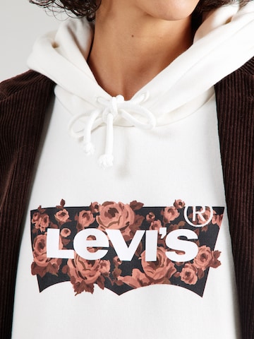LEVI'S ® Sweatshirt 'Graphic Everyday Hoodie' i vit