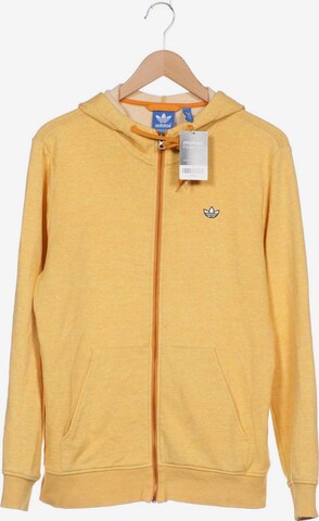 ADIDAS ORIGINALS Sweatshirt & Zip-Up Hoodie in M in Yellow: front