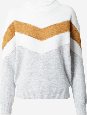 ABOUT YOU Sweater 'Janine' in Grey: front