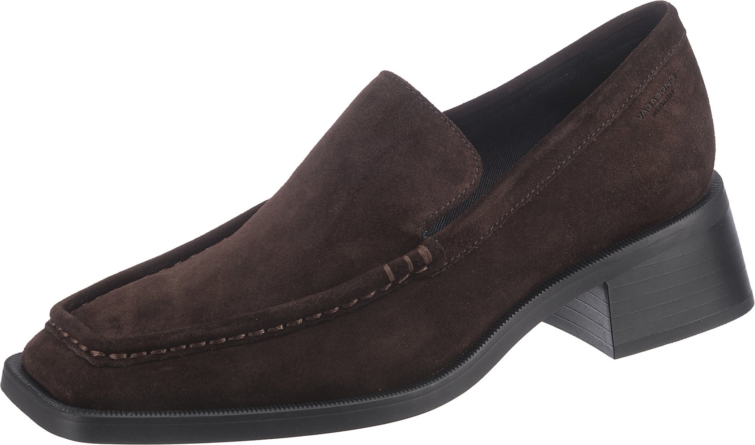 VAGABOND SHOEMAKERS Instappers 'Blanca' in Bruin: voorkant
