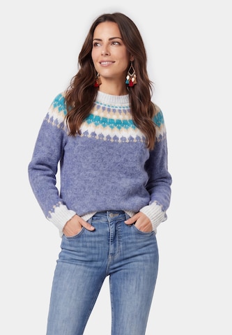 usha FESTIVAL - Jersey 'Western Country' en azul: frente