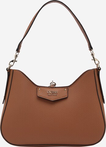 GUESS - Bolso de hombro 'Brenton' en marrón: frente