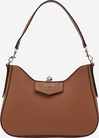 GUESS Shoulder Bag 'Brenton' in Brown: front