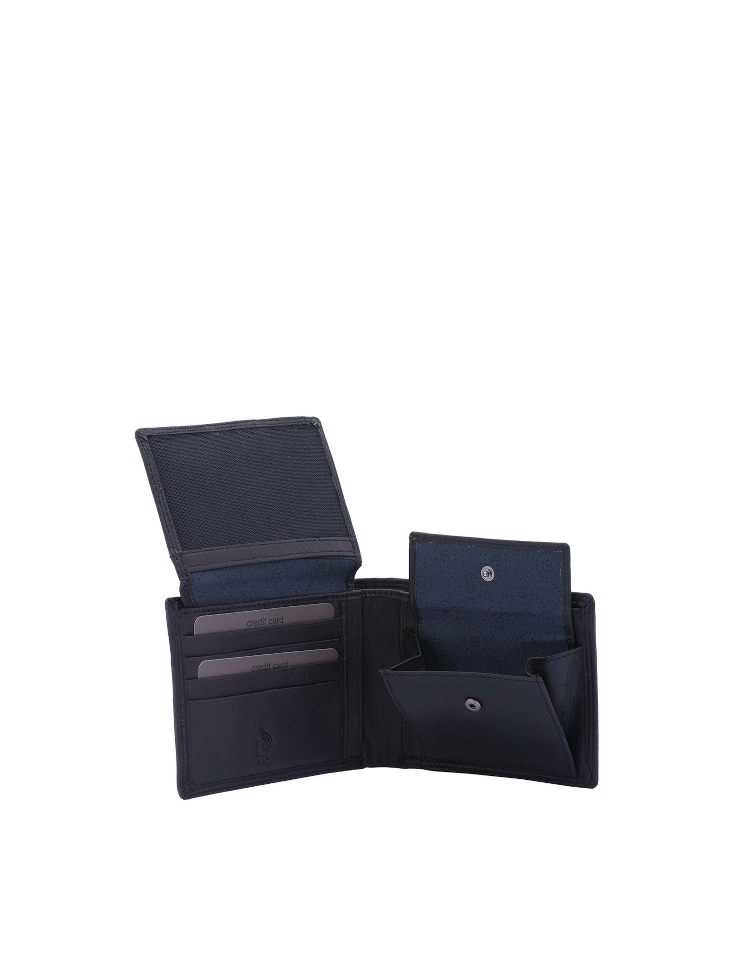 Laura Biagiotti Portemonnaie in Schwarz: Vorderseite