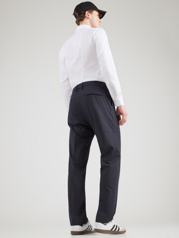 DRYKORN Regular Trousers with creases 'AJEND' in Blue