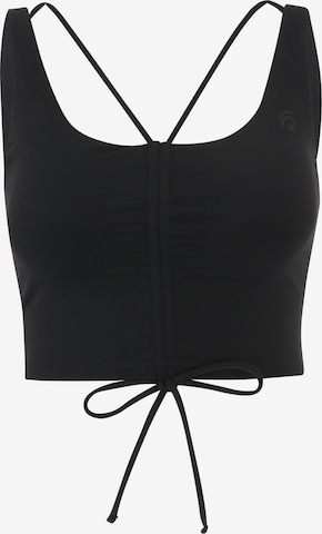 OCEANSAPART T-shirt Sports Top 'Gianna' in Black: front