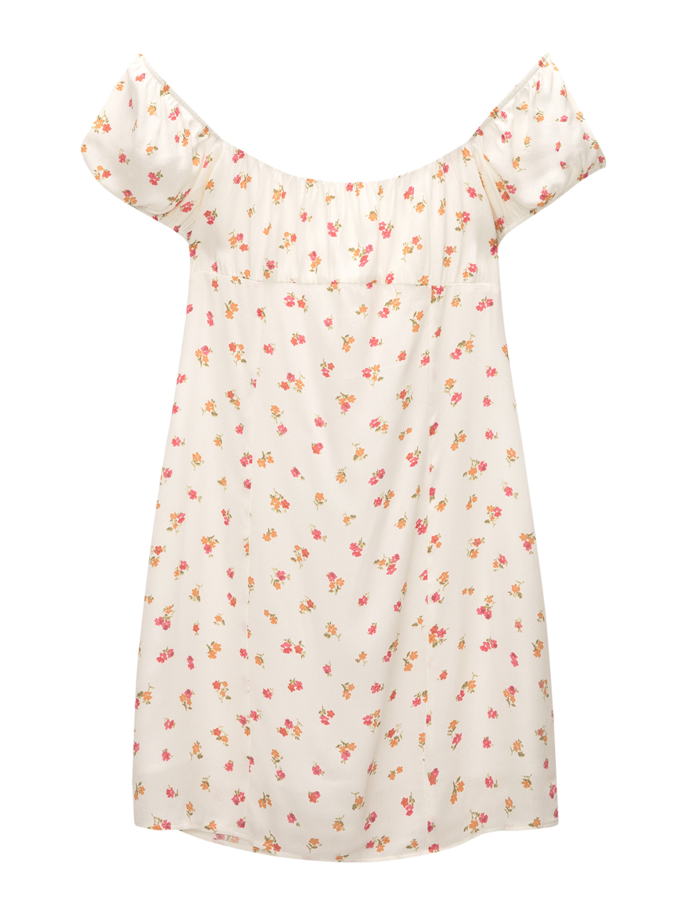 Pull&Bear Letní šaty – bílá: přední strana