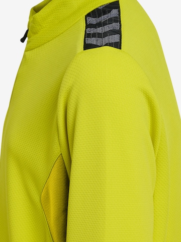 Hummel Athletic Zip-Up Hoodie in Yellow