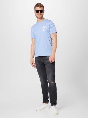 T-Shirt 'Letterman' Tommy Jeans en bleu