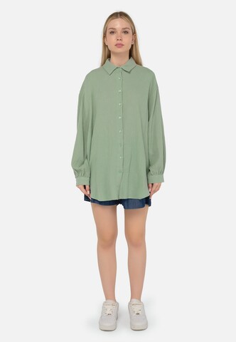 FRESHLIONS Regular fit Blouse 'Honari' in Green
