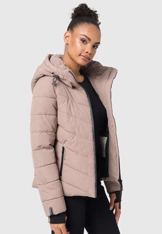 MARIKOO Winterjacke in Grau