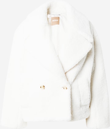 BOSS Between-Season Jacket 'Curmina' in White: front