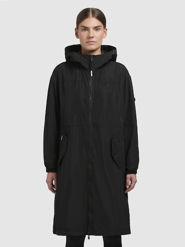 khujo Mantel 'Zlata' in Schwarz: Vorderseite