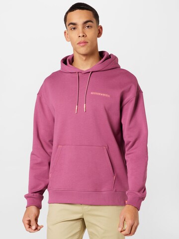 SCOTCH & SODA Sweatshirt in Purple: front