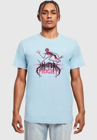 ABSOLUTE CULT T-Shirt 'The Nightmare Before Christmas - Master Fright' in Blau: Vorderseite