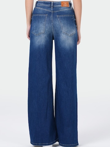 M.O.D MIRACLE OF DENIM Bő szár Farmer - kék