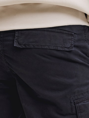 JACK & JONES Regular Cargo Pants 'JPSTCole Frank' in Black