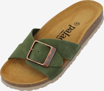 Palado Pantolette 'Palado Tinos Premium Leather' in Grün: Vorderseite