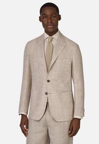 Coupe regular Veste de costume Boggi Milano en gris : devant