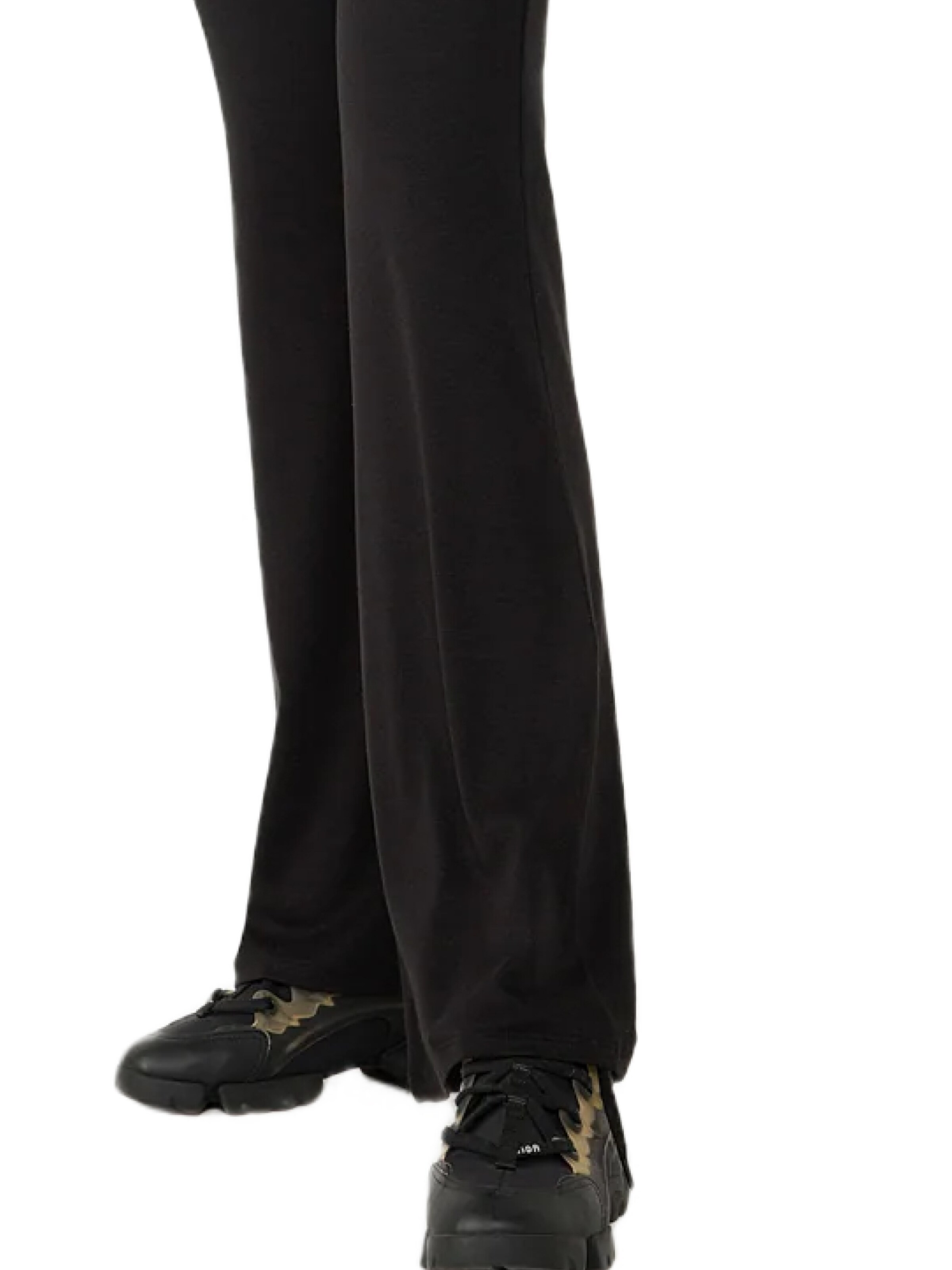 No Matter What Flared Broek in Zwart