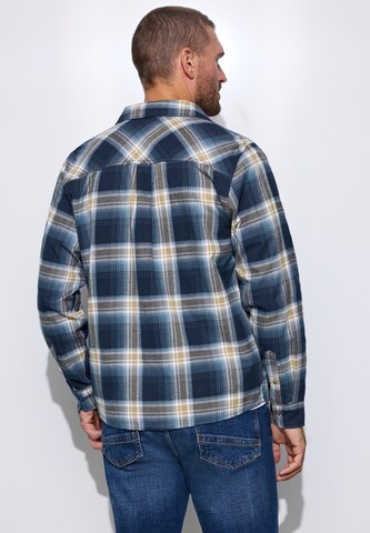 Street One MEN Regular Fit Hemd in Blau