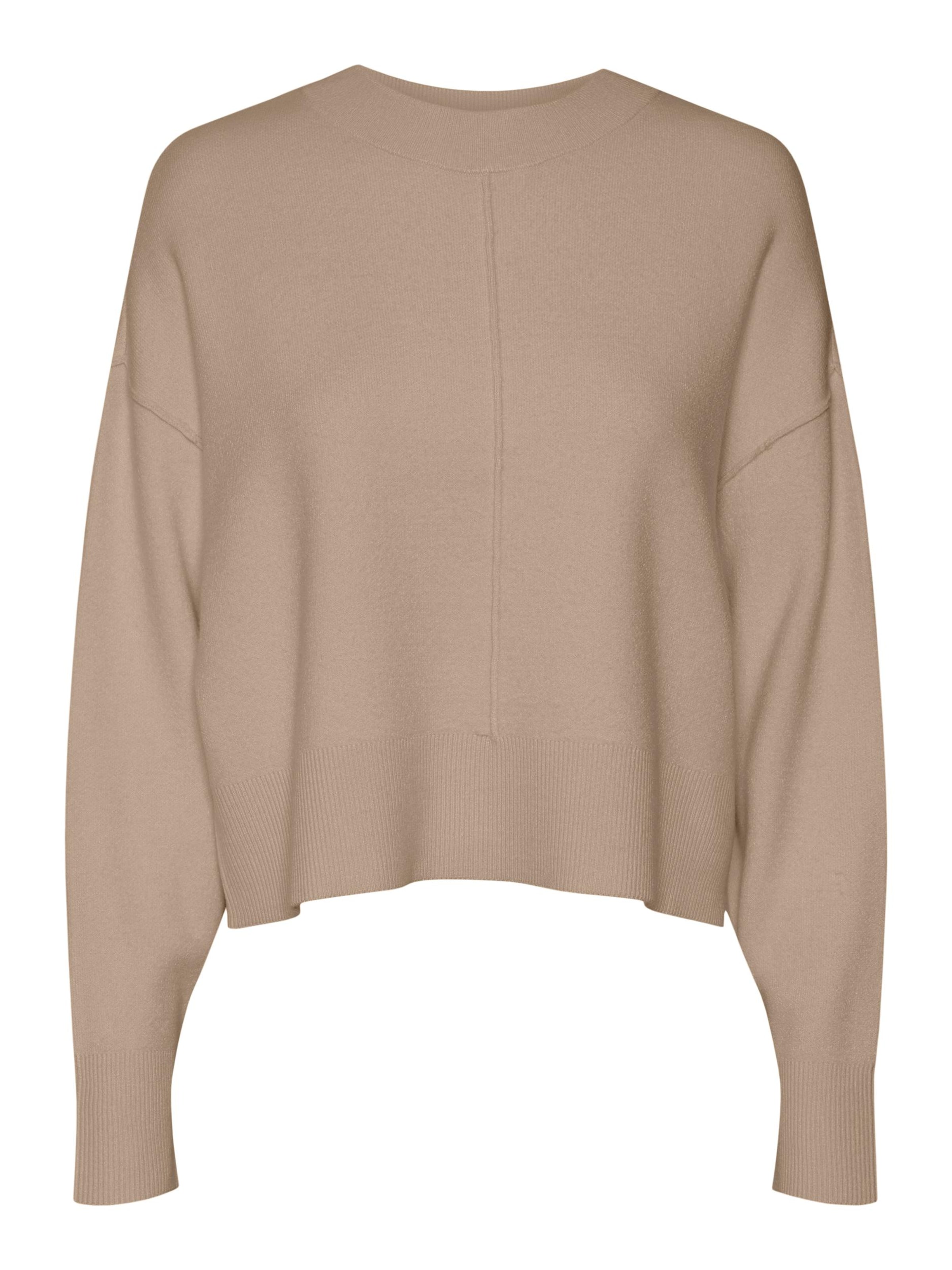 VERO MODA Sweater 'GOLD LINK' in Beige: front