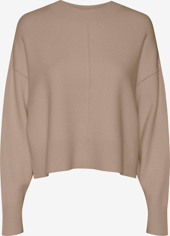 VERO MODA Trui 'GOLD LINK' in Beige: voorkant