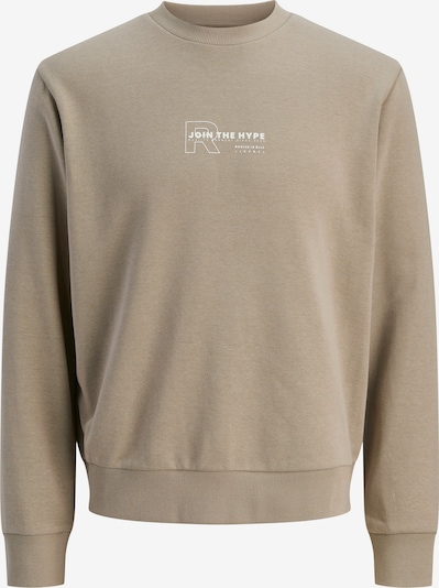 Megztinis be užsegimo 'JREBZAKI' iš JJ Rebel, spalva – šviesiai ruda / balta, Prekių apžvalga