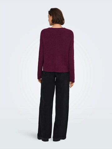 JDY Pullover 'JDYELANORA' in Rot