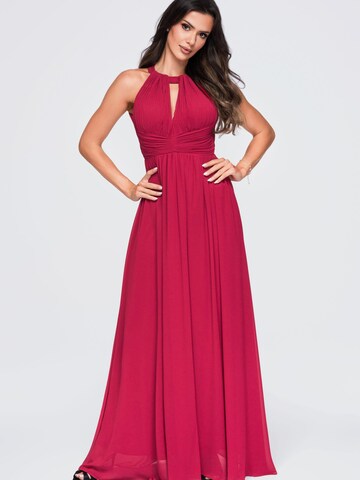 Ombre Dress in Red
