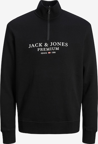 JACK & JONES Sweatshirt 'BLUASTON' in Black: front