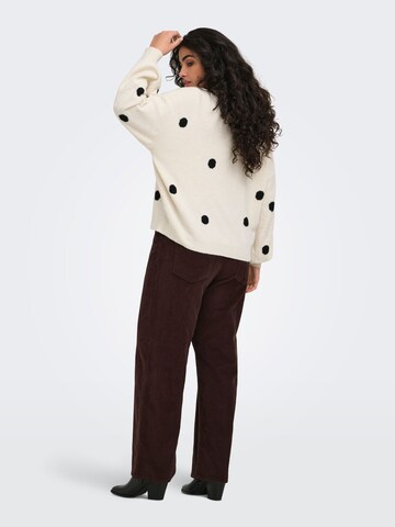 ONLY Carmakoma Pullover 'RICA ' in Weiß