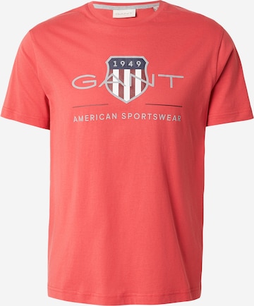 GANT Тениска в червено: отпред