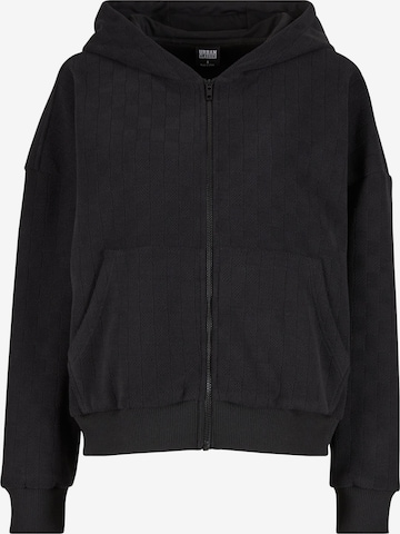 Urban Classics Sweat jacket in Black: front