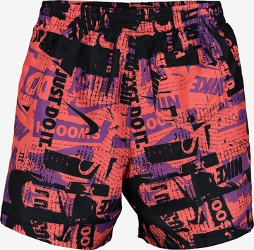Nike Swim Athletic Swimwear 'Collage LAP' in Orange: front