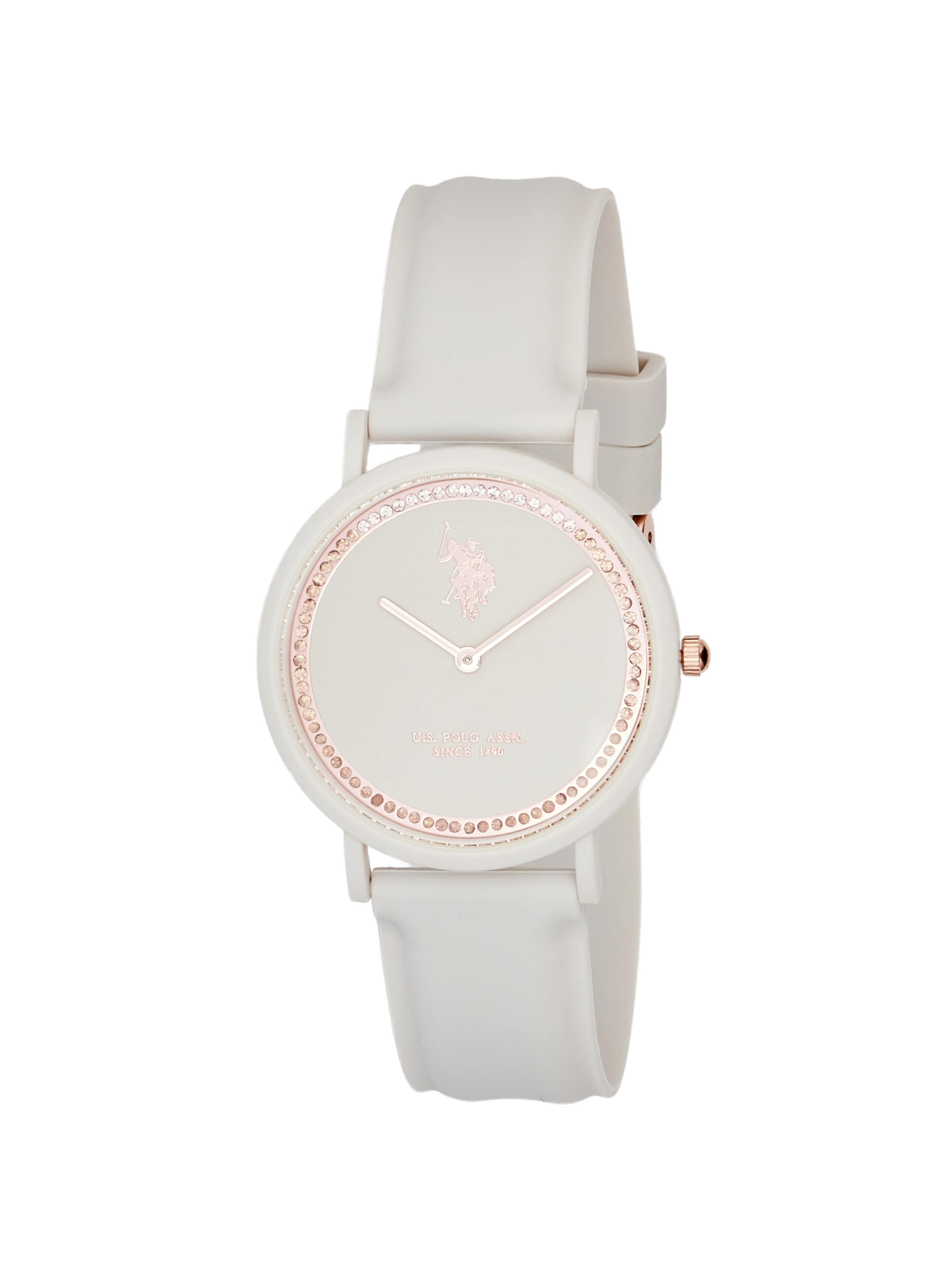 U.S. POLO ASSN. - Reloj analógico 'Destiny' en beige