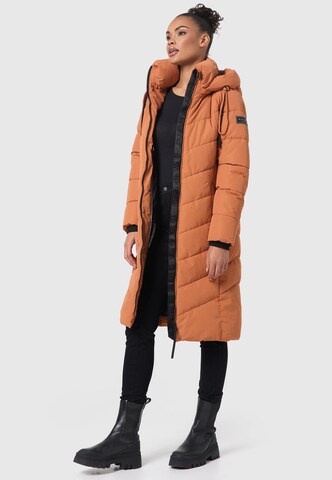 NAVAHOO Winter coat 'Sahnekatzii XIV' in Orange