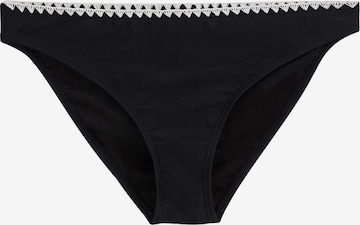 WE Fashion - Cueca biquíni em preto: frente