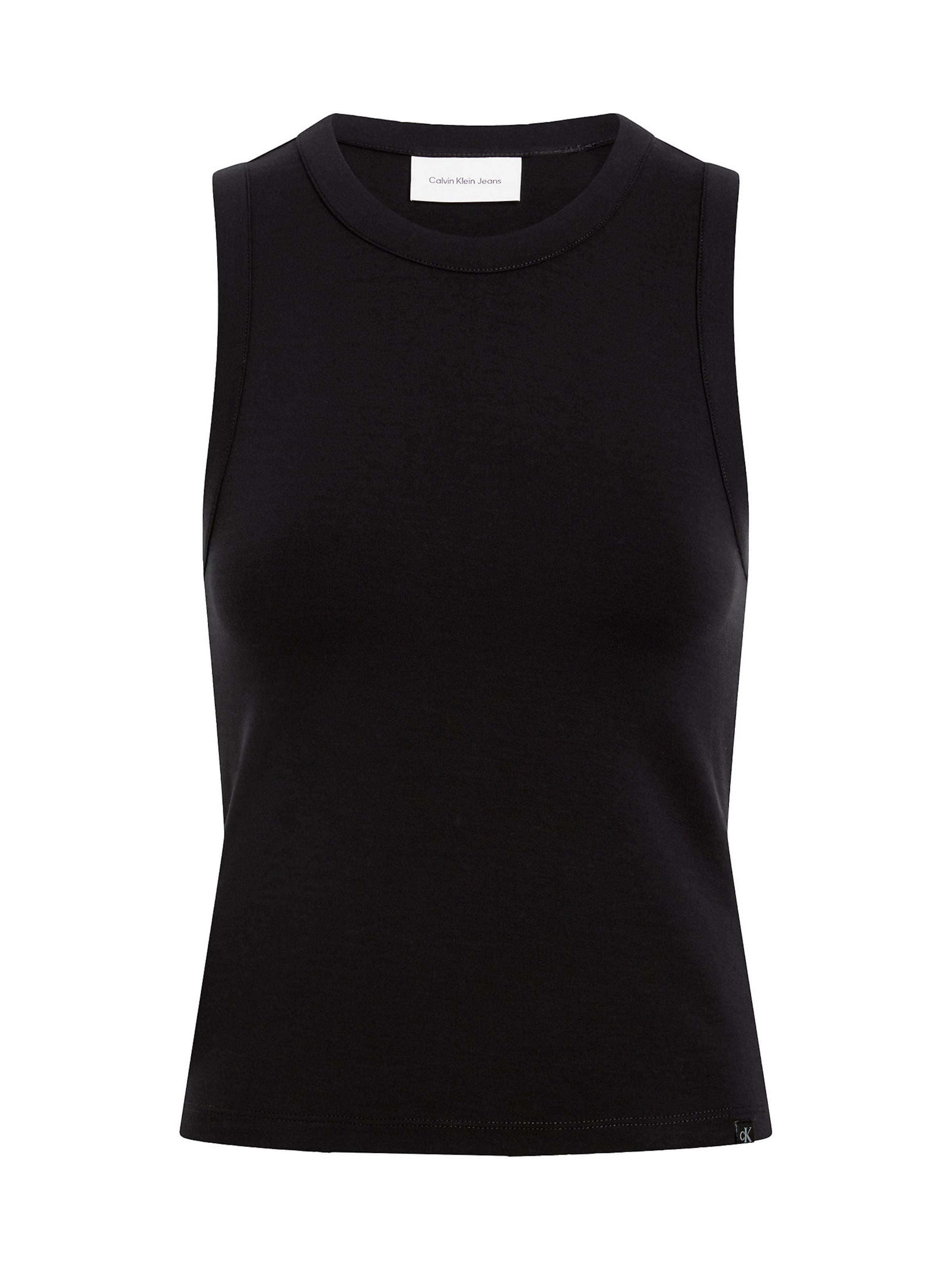 Calvin Klein Jeans Top 'Milano' in Black: front