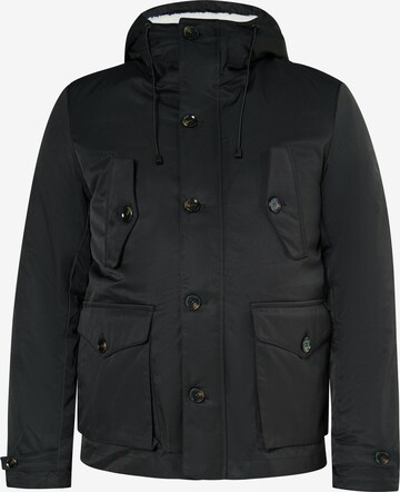 TUFFSKULL Weatherproof jacket 'Leat' in Black: front