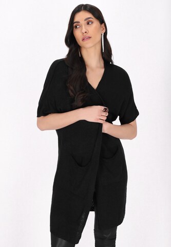 Cardigan 'Fashion Look' faina en noir : devant