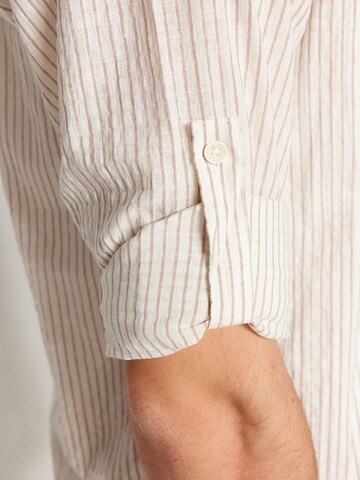 Trendyol Regular fit Button Up Shirt in Beige