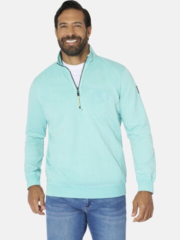 Jan Vanderstorm Sweatshirt 'Ansbert' in Blau: Vorderseite