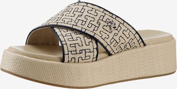 TOMMY HILFIGER Mules in Beige: front