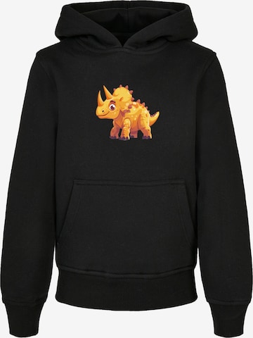 Sweat 'Süßer Triceratops Dinosaurier' F4NT4STIC en noir : devant