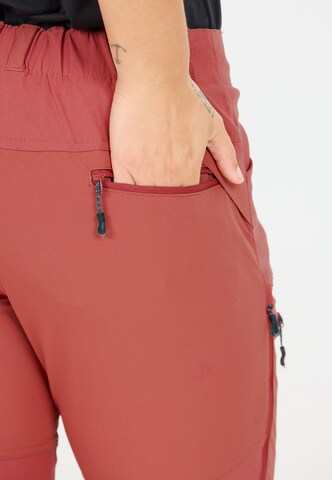 Whistler Regular Outdoor trousers 'Kodiak' in Red