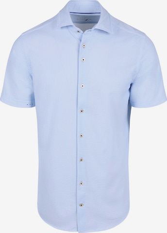 Coupe regular Chemise R2 Amsterdam en bleu : devant