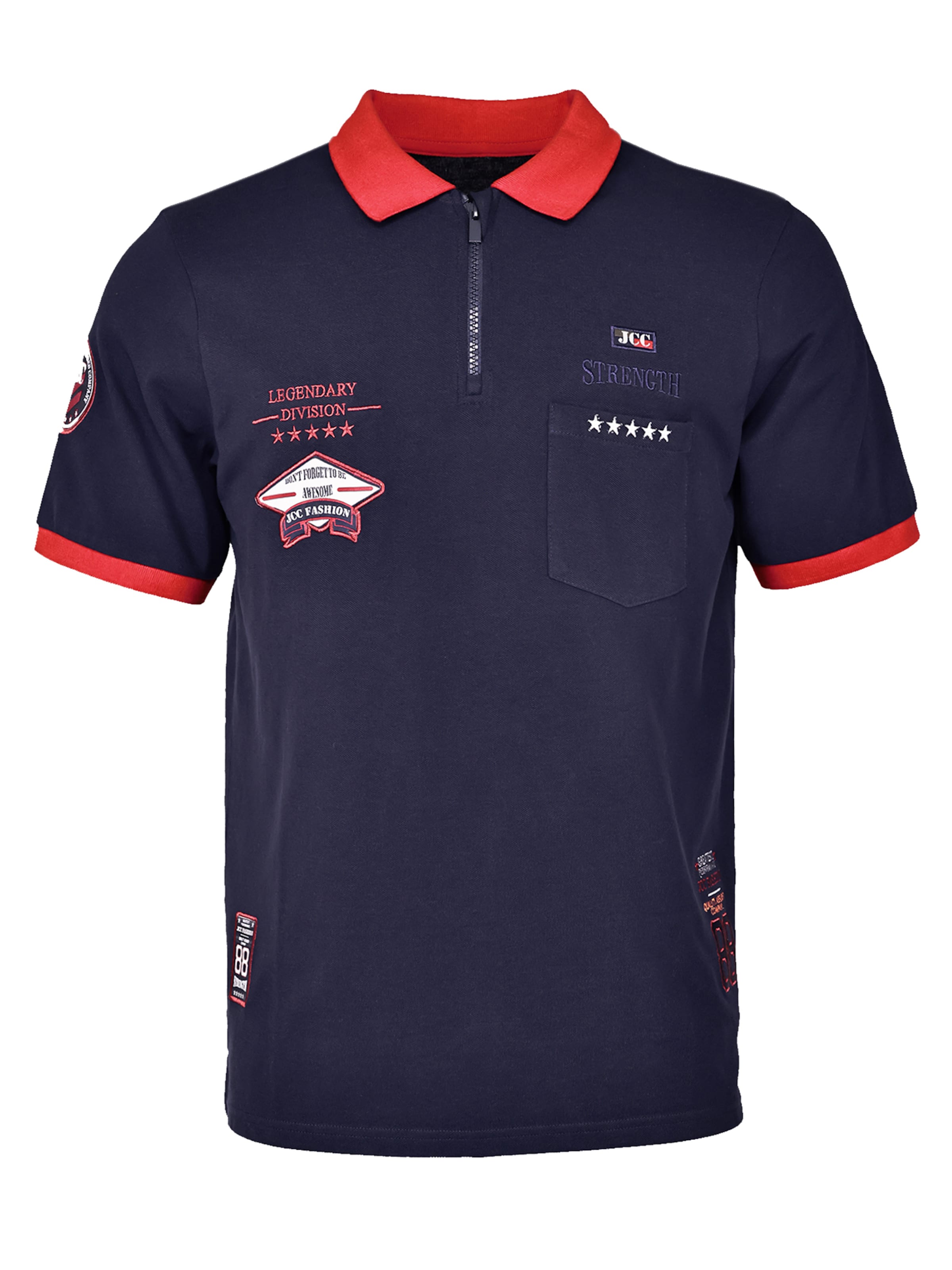 JCC Shirt in Blauw: voorkant