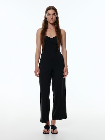 EDITED Jumpsuit 'Catherina' in Zwart: voorkant