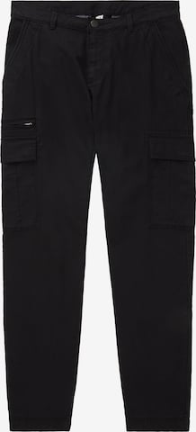 Pantaloni cu buzunare de la TOM TAILOR pe negru: față